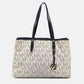 Michael Kors   Signature Coated Canvas And Leather Jet Set Tote