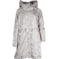 Max Mara Weekend Reversible Floral Parka in Silver Nylon