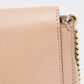 Chloe Peach Leather Elle Shoulder Bag