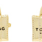 Gold 'The Tote Bag Stud' Earrings