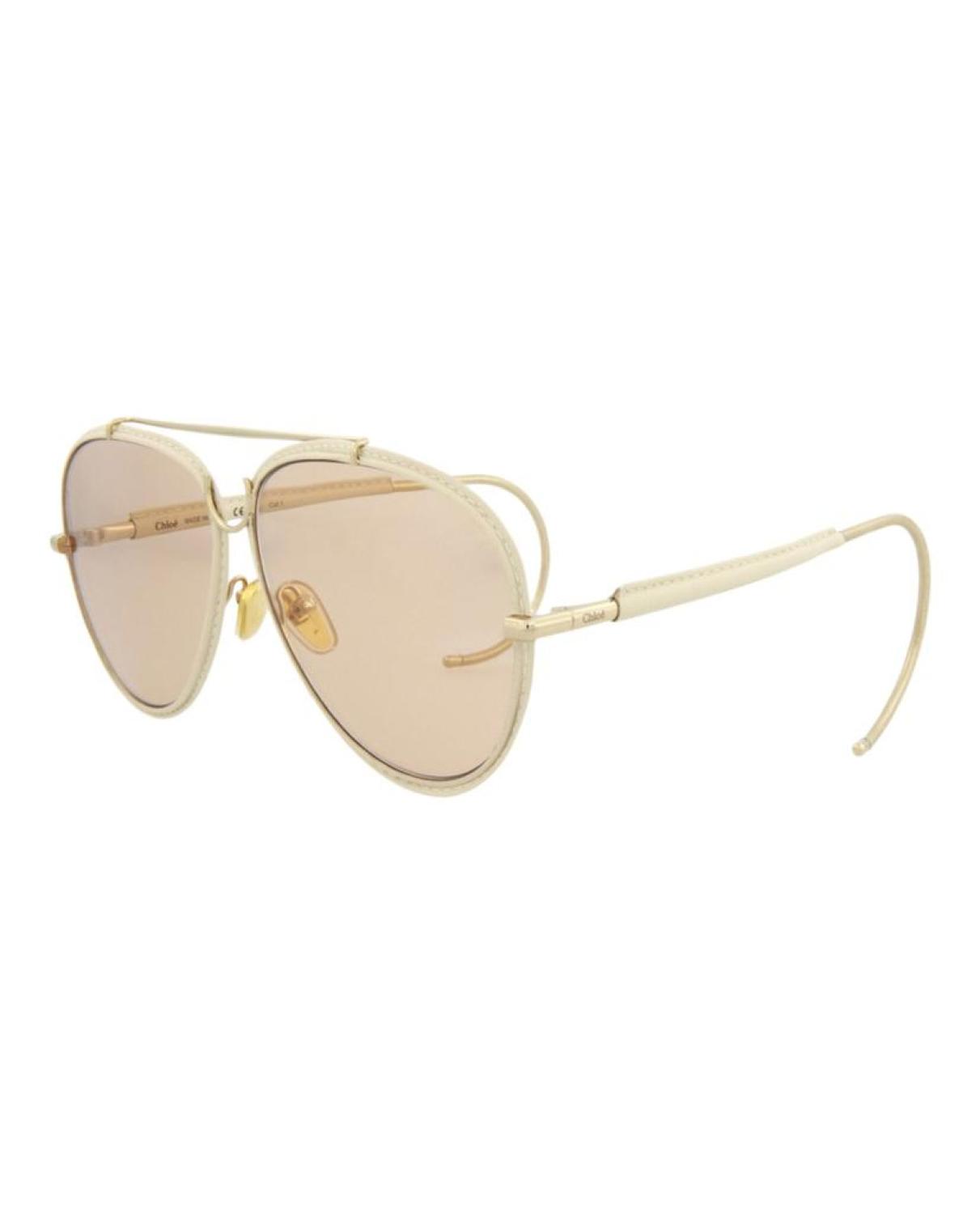 Aviator-Style Metal Sunglasses