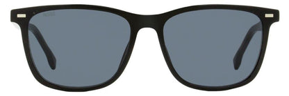 Boss Men's Rectangular Sunglasses 1554/O/S 807IR Black 56mm