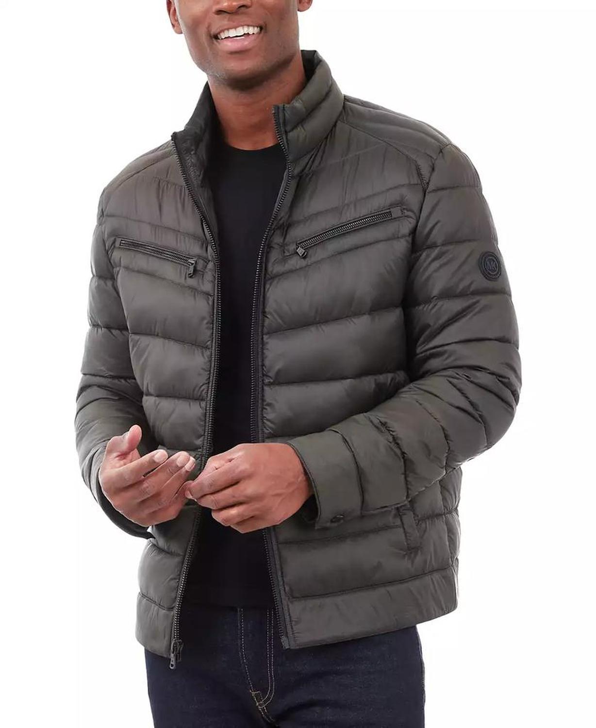 Men's Quilted Full-Zip Puffer Jacket