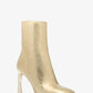 Kelsea Metallic Crackled Leather Boot