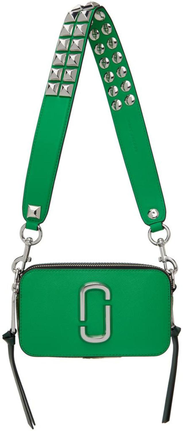 Green 'The Studded Snapshot' Bag