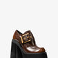 Colby Burnished Leather Platform Loafer