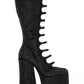 Kiki 160MM Crystal-Embellished Suede Boots