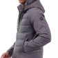 Men's Mixed-Media Full-Zip Hooded Jacket