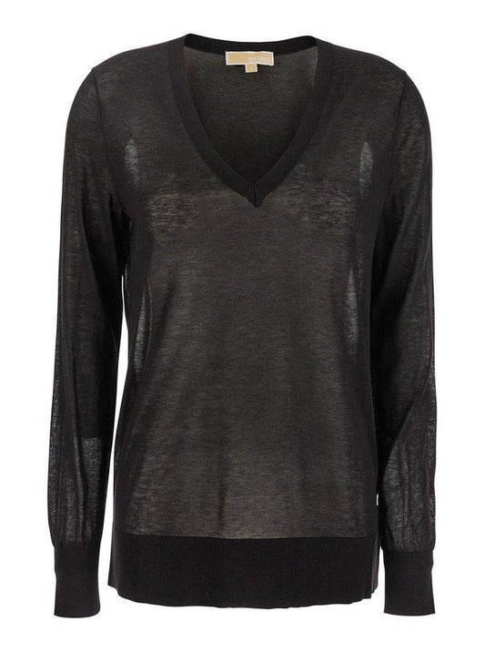 Michael Kors V-Neck Long-Sleeved Jumper