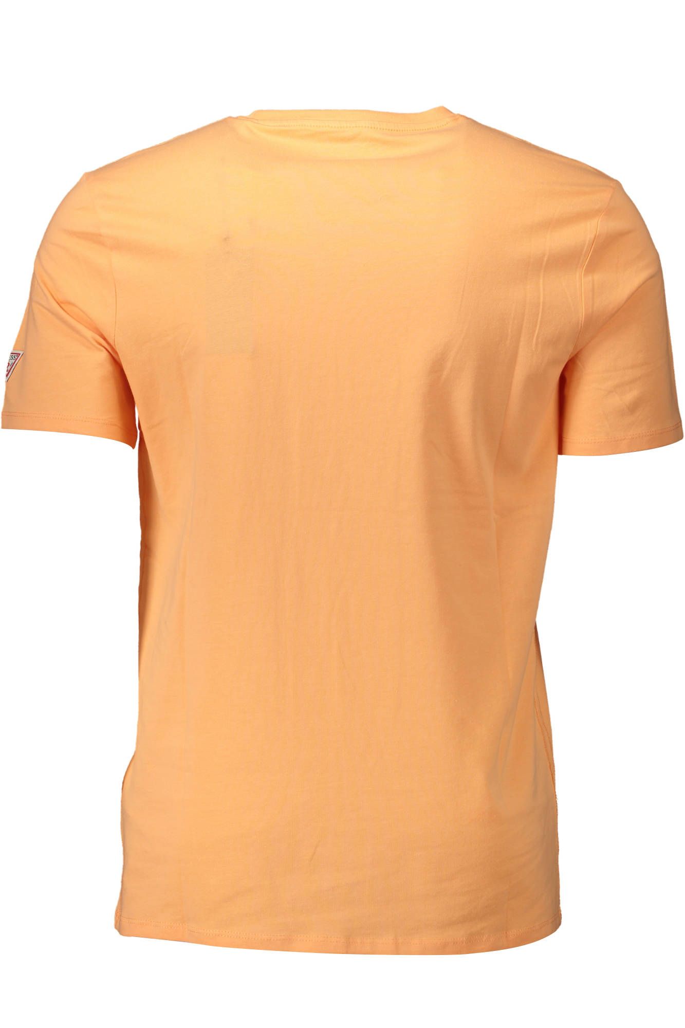 Guess Jeans Orange Cotton Men T-Shirt