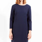 Gant Elegant Blue Short Dress with 3/4 Sleeves