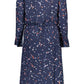 Gant Elegant Blue Viscose Long Sleeve Dress