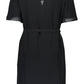 Love Moschino Chic Black Short Dress with Logo Detail