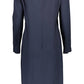 Gant Chic Blue Round Neck Dress with Contrasting Details