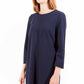 Gant Chic Quarter-Sleeve Round Neck Dress