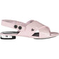 Calvin Klein Pink Polyethylene Women Sandal