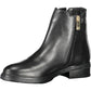 Tommy Hilfiger Black Leather Women Boot