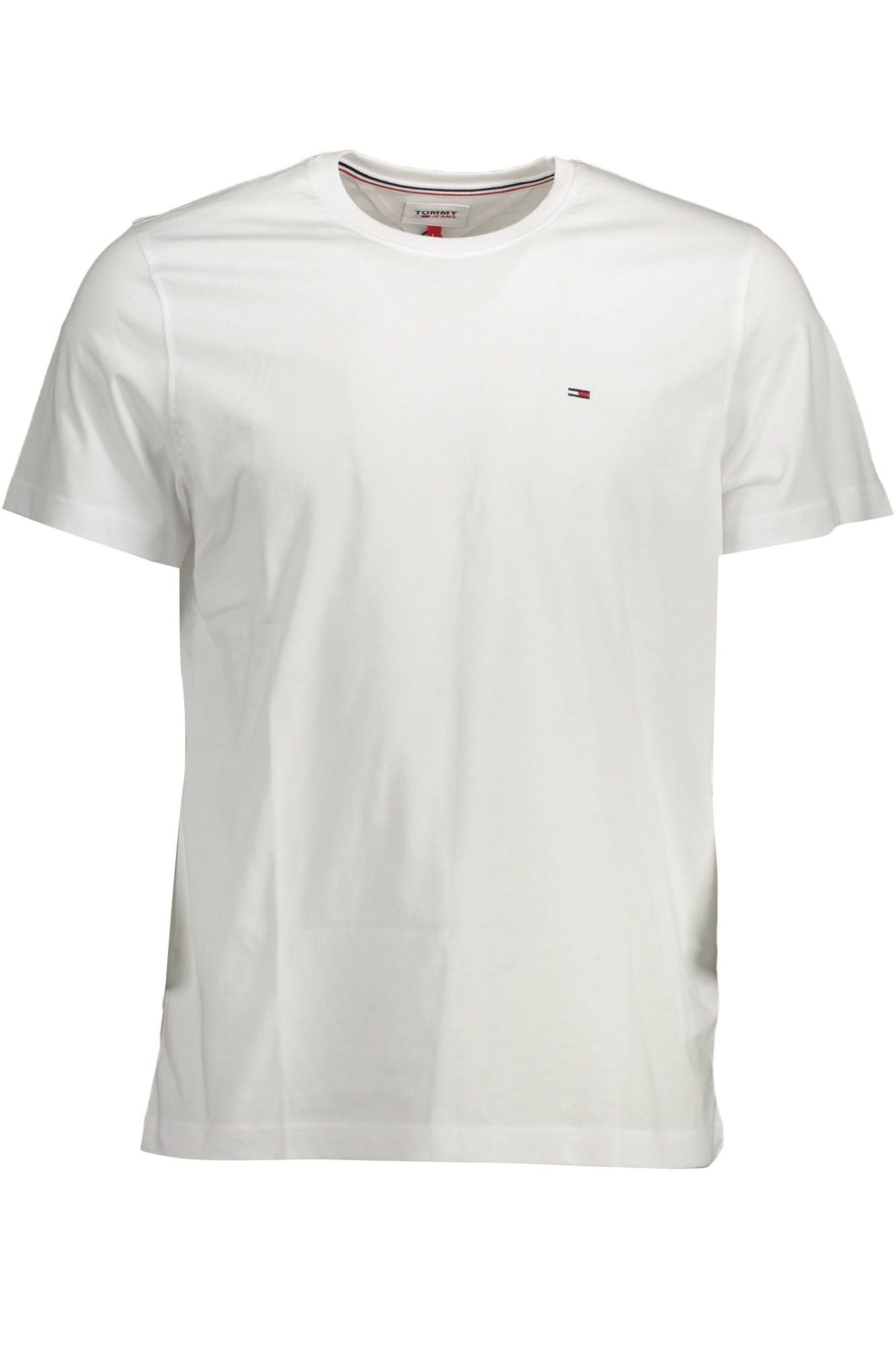 Tommy Hilfiger White Cotton Men T-Shirt