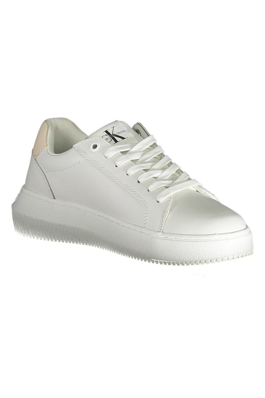 Calvin Klein White Leather Women Sneaker