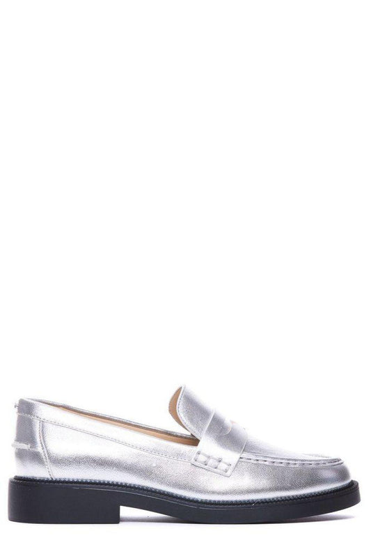 Michael Michael Kors Eden Metallic Round Toe Loafers