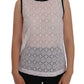 Dolce & Gabbana Elegant White Nylon Tank Top