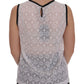 Dolce & Gabbana Elegant White Nylon Tank Top