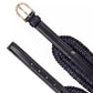 Braided Leather 2-in-1 Belt Set