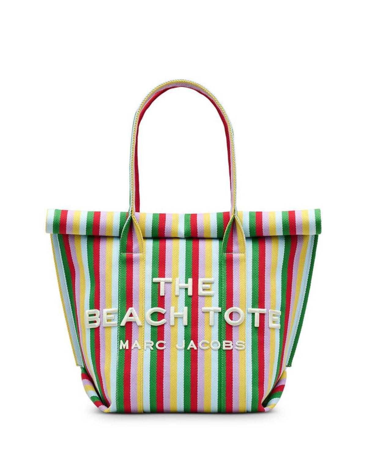 The Striped Jacquard Beach Tote Bag