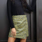 Dally Mini Skirt In Yellow Mellow