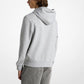 Embossed Logo Cotton Blend Hoodie