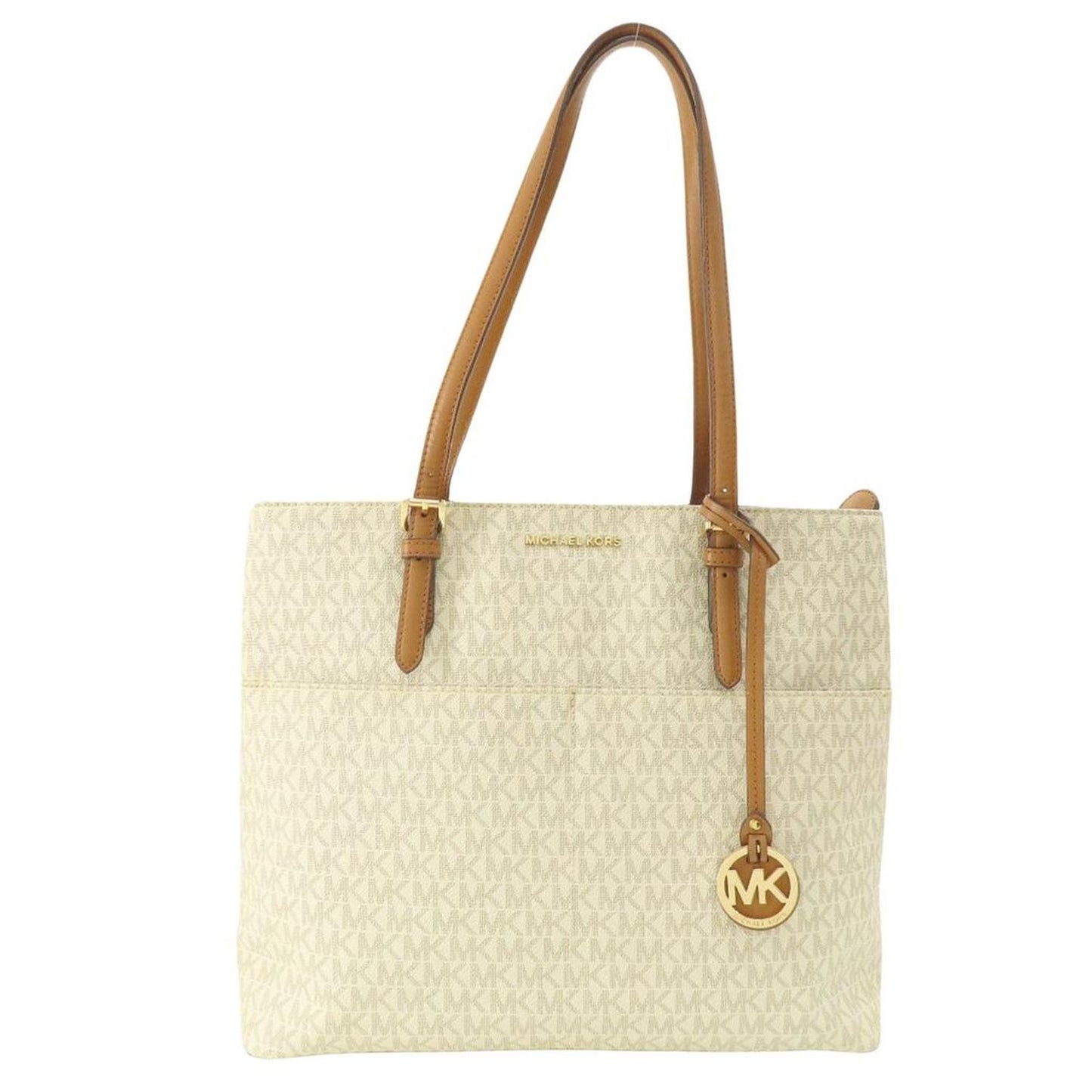 Michael Kors Bedford  Canvas Tote Bag (Pre-Owned)