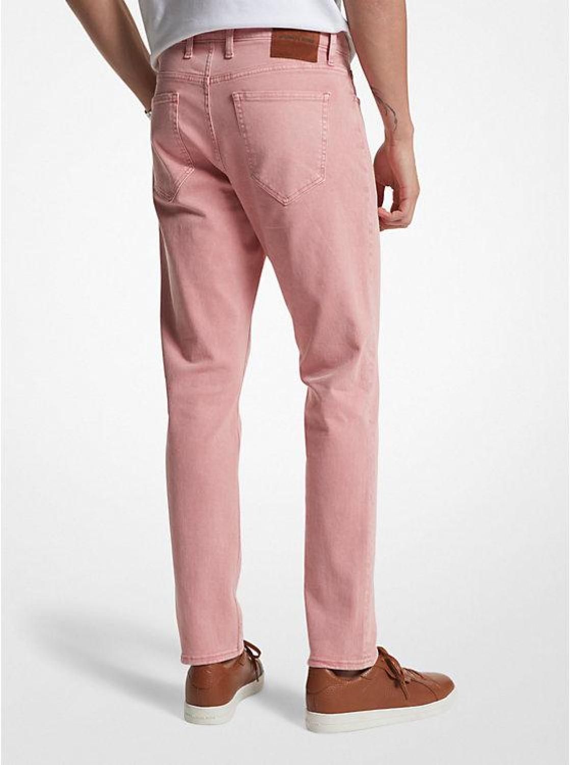 Parker Slim-Fit Pigment Dyed Stretch Cotton Pants