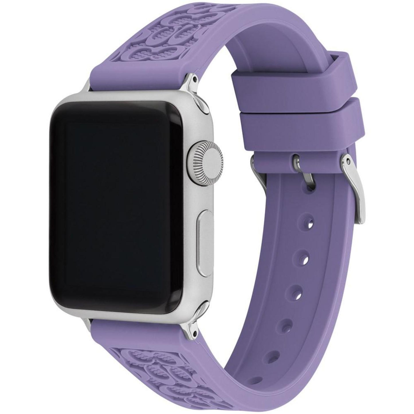 Women's Signature Purple Silicone Strap for Apple Watch, 38, 40, 41mm