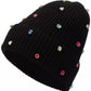 Women's Embellished Ribbed Beanie