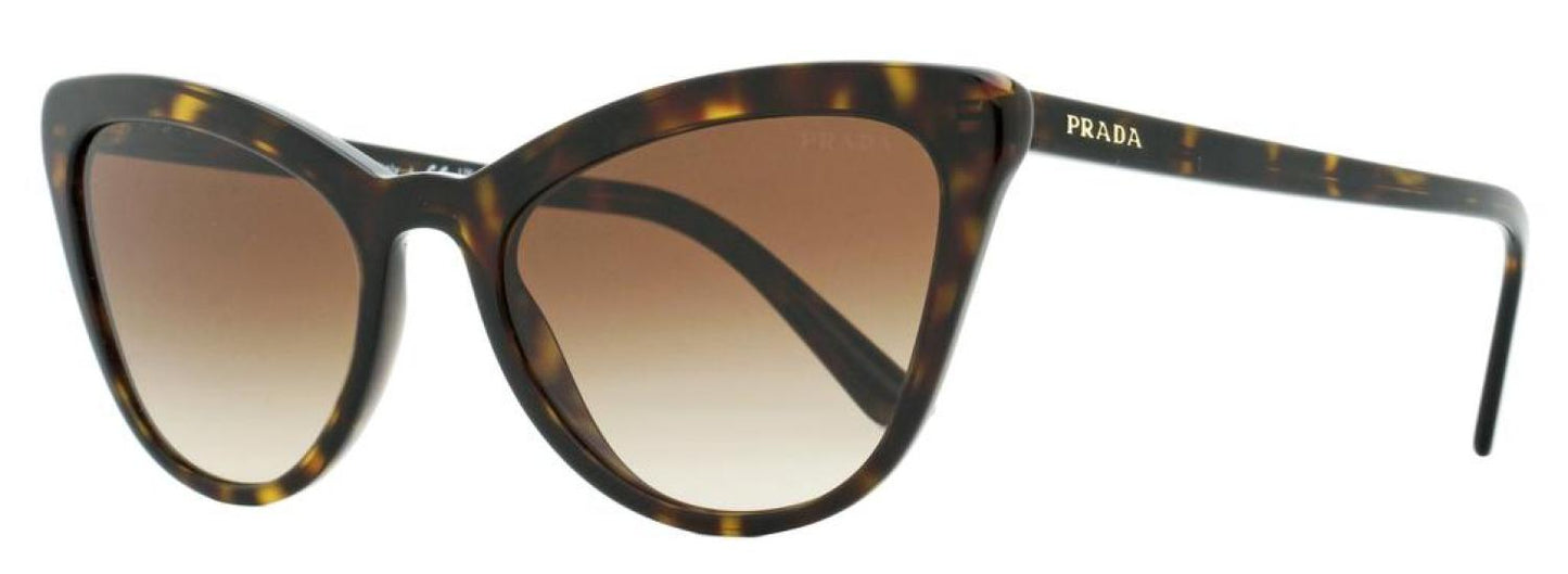 Prada Women's Catwalk Sunglasses SPR01V 2AU-6S1 Havana 56mm