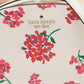 Kate Spade color Floral Print Leather Perry Dome Crossbody Bag