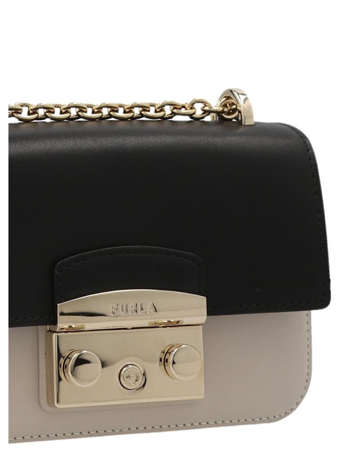 Furla Metropolis Two-Tone Mini Crossbody Bag