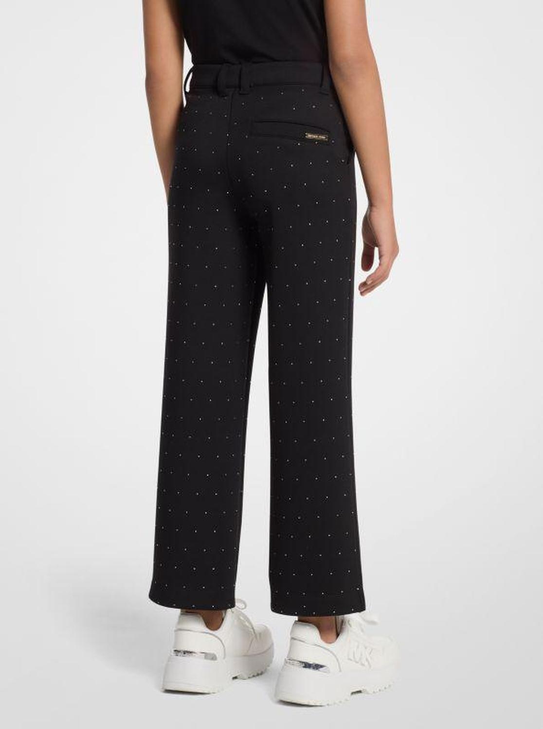 Embellished Stretch Knit Pants