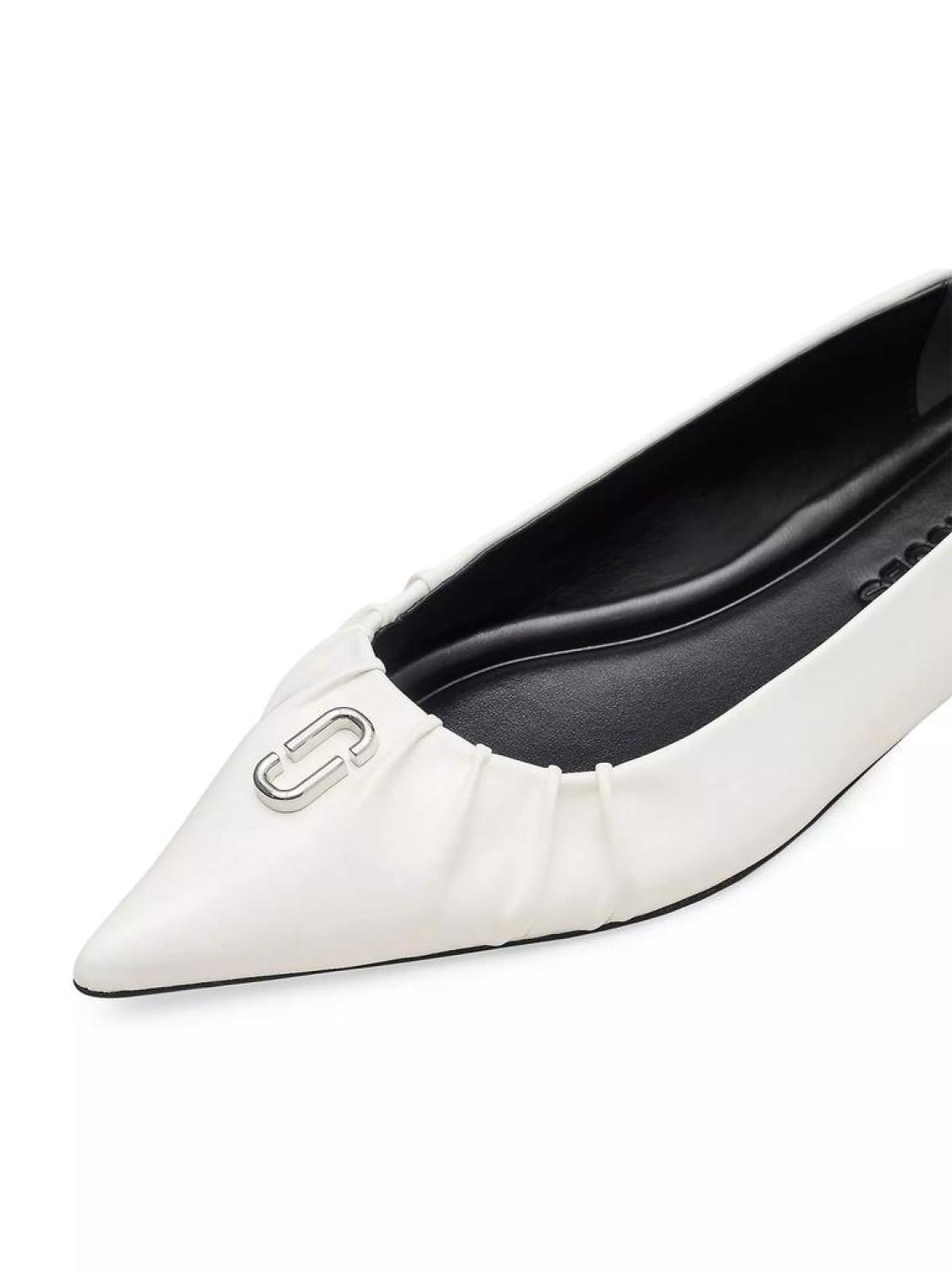 The Ali Leather Ballerina Flats