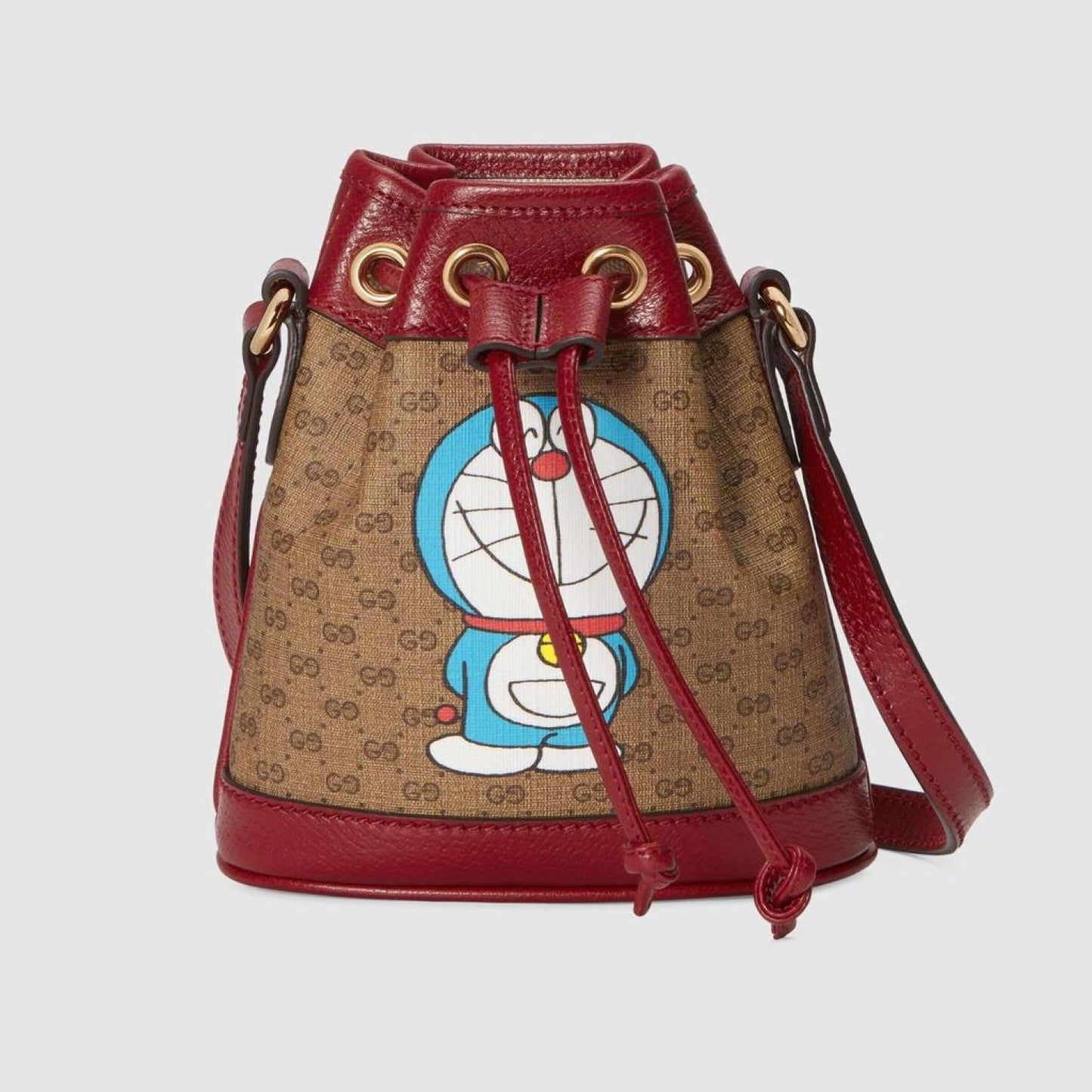 Gucci Doraemon Printed Bucket Bag