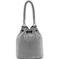 The Rhinestone Crossbody Bucket Bag