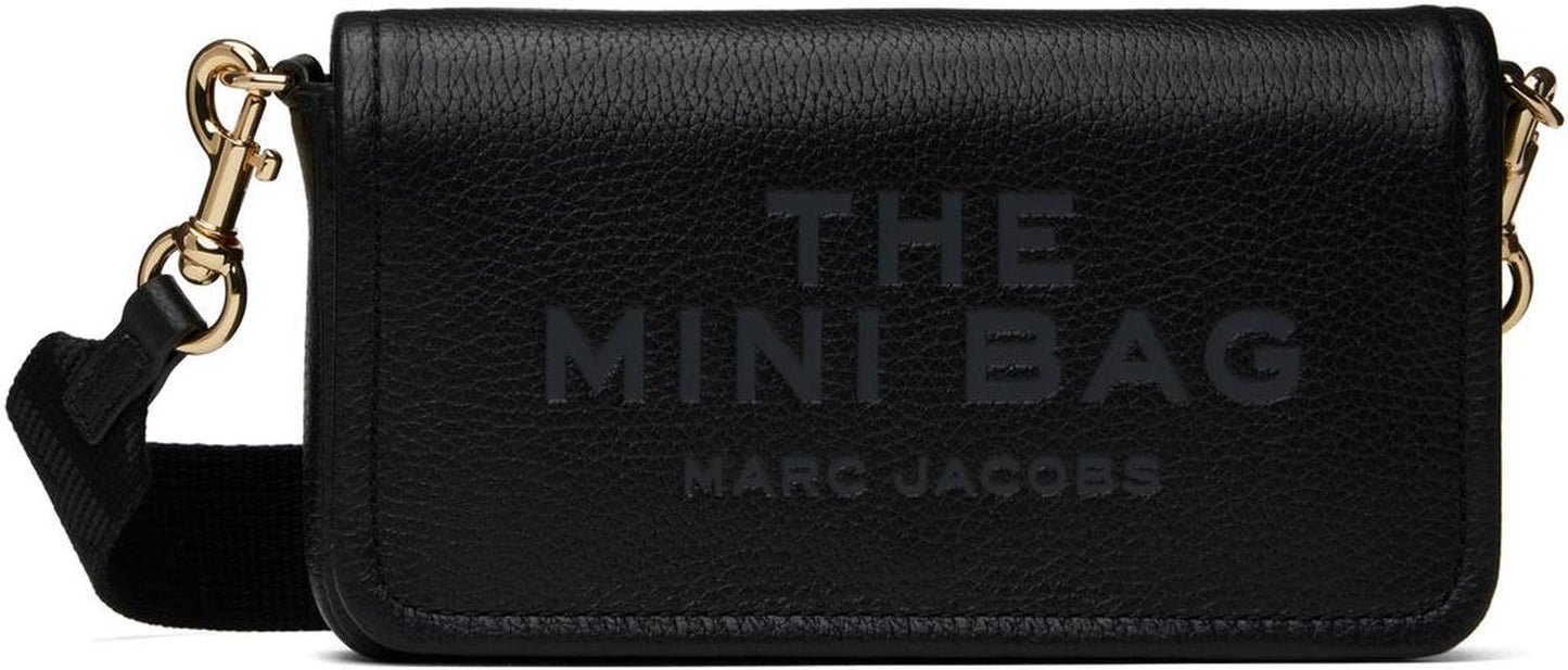 Black 'The Leather Mini' Bag