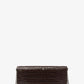 Cate Crocodile Embossed Patent Leather Clutch