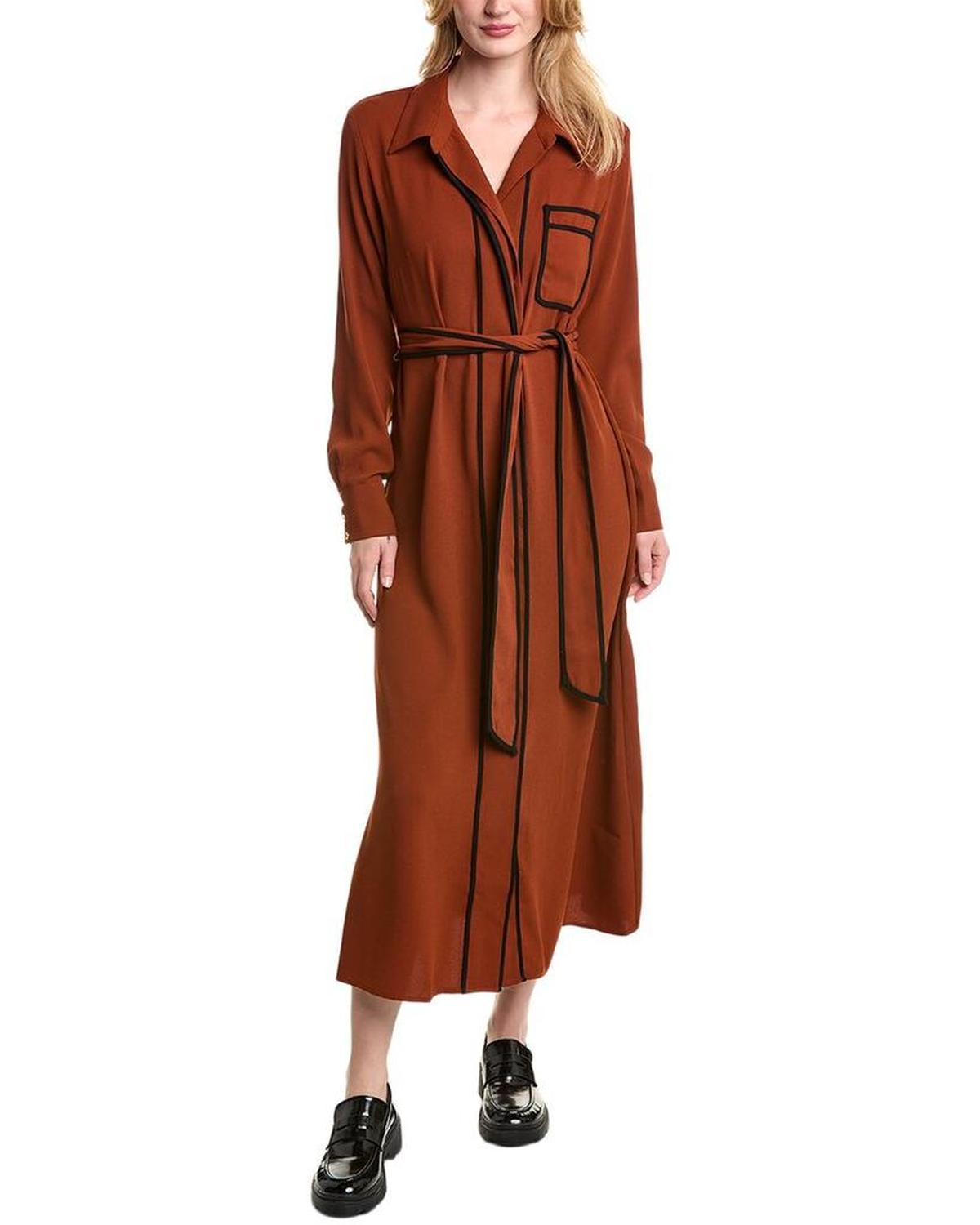 Alexia Admor Halima Collared Shirtdress