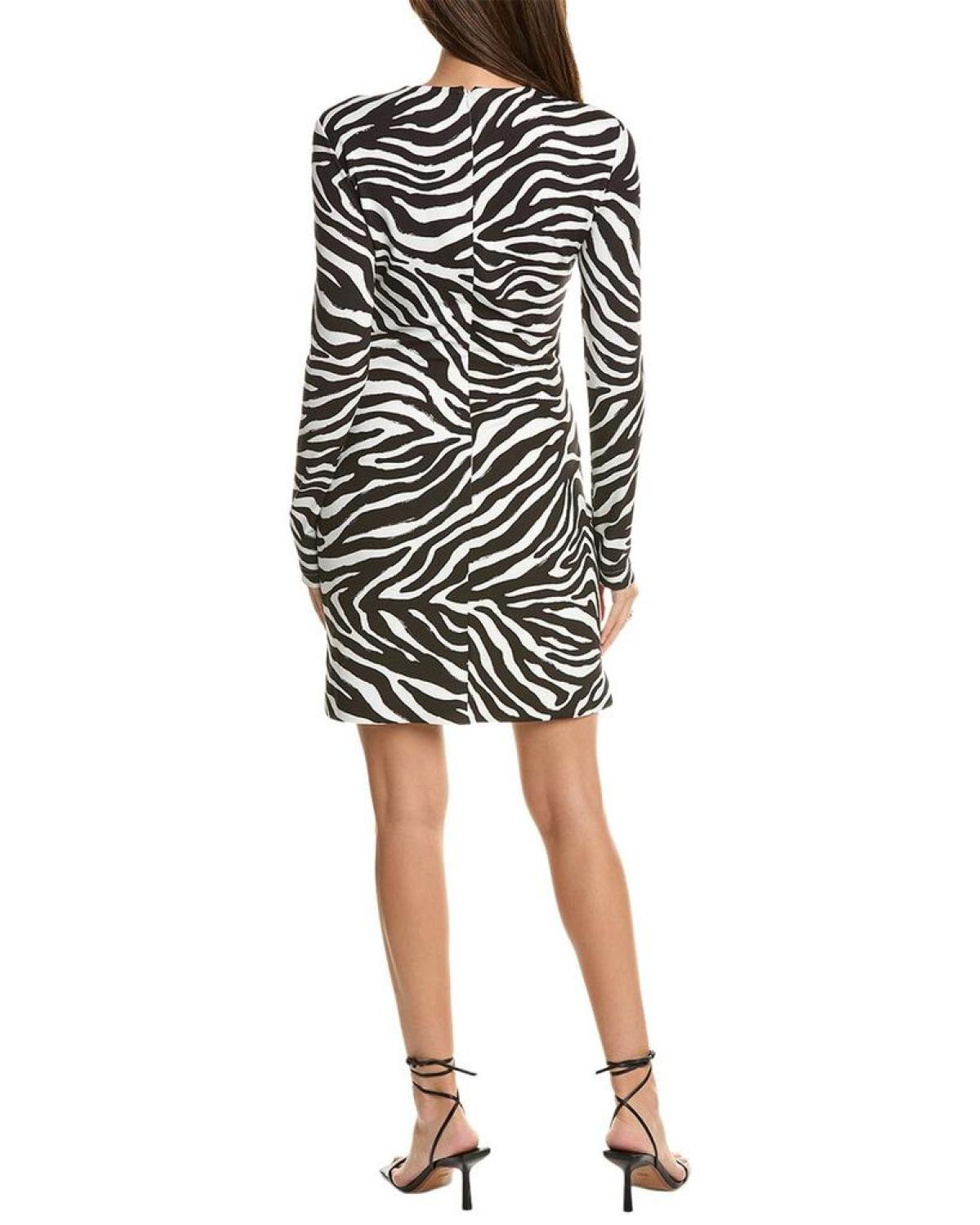 Michael Kors Collection Zebra Print Shift Dress