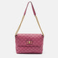 Pink Quilted Leather Day To Night Single Shoulder Bag