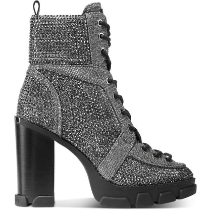 Ridley Womens Textured Embellished Ankle Boots