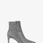 Alina Flex Embellished Glitter Chain-Mesh Ankle Boot