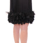 Dolce & Gabbana Elegant Silk Black Skirt for Evenings