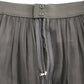 Dolce & Gabbana Elegant Silk Black Skirt for Evenings